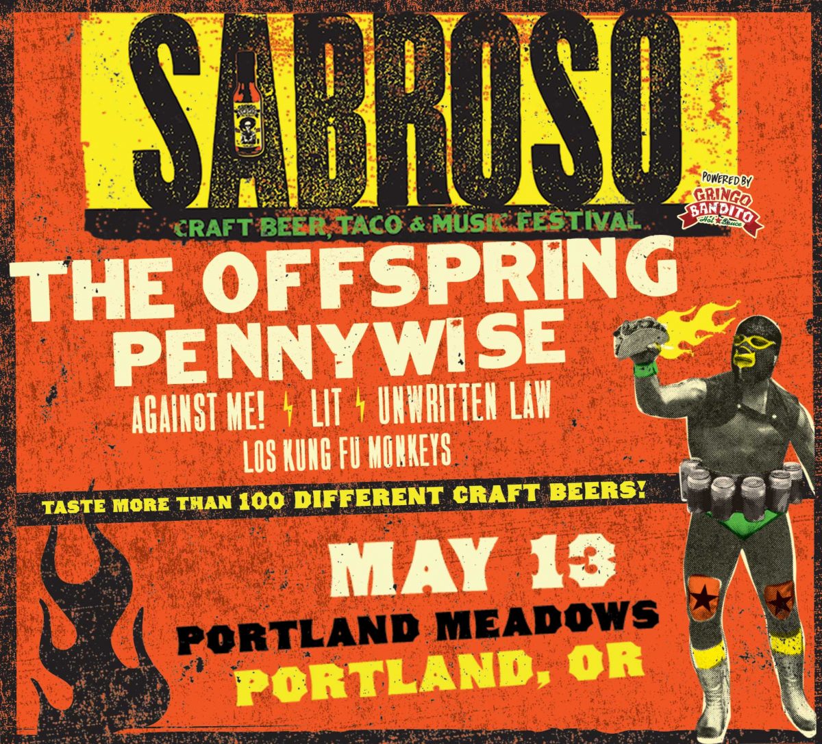 Sabroso Festival Portland, Oregon 2018 MIRP Lit The Offspring