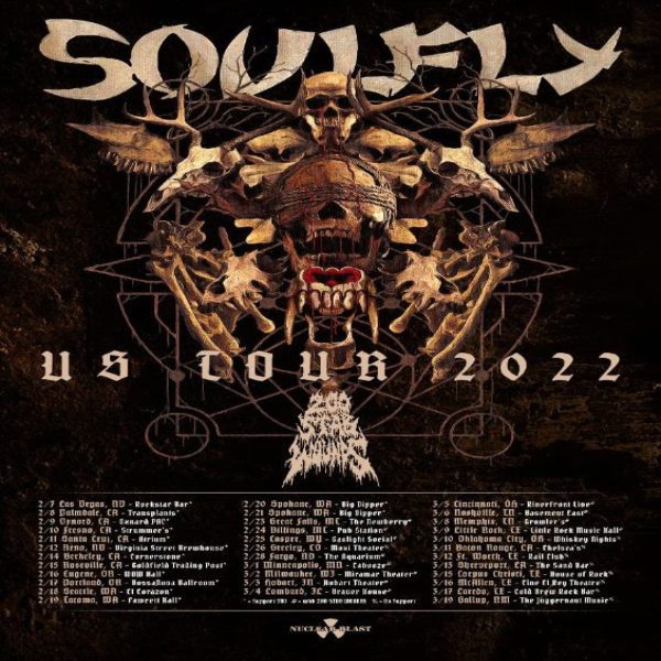 Soulfly USA Tour 2022 Show Review Portland, Oregon